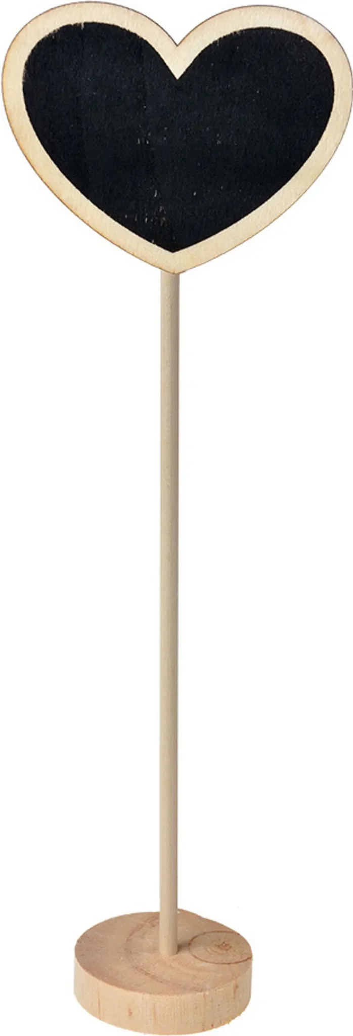 Kreidetafel auf Holzständer – 8 × 5 × 27 cm